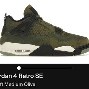 Jordan retro 4s (olive)
